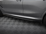Side Skirts Diffusers V.1 compatible with BMW X6 M-Pack G06 Facelift