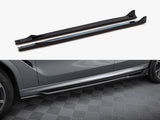 Side Skirts Diffusers V.2 compatible with BMW X6 M-Pack G06 Facelift