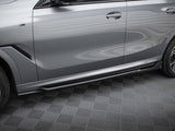 Side Skirts Diffusers V.2 compatible with BMW X6 M-Pack G06 Facelift
