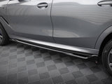 Side Skirts Diffusers V.2 compatible with BMW X6 M-Pack G06 Facelift