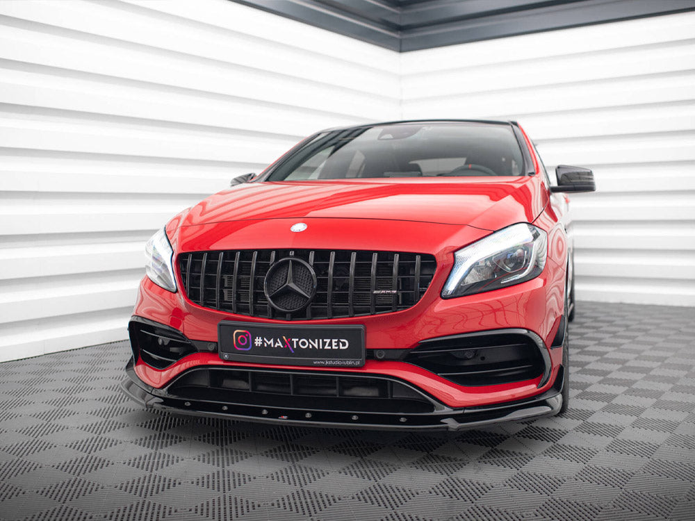 Front Splitter V.1 compatible with Mercedes-Benz A45 Aero W176 Facelift