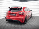 Spoiler Side Extensions compatible with Mercedes A W176 AMG Facelift - Carbon Look