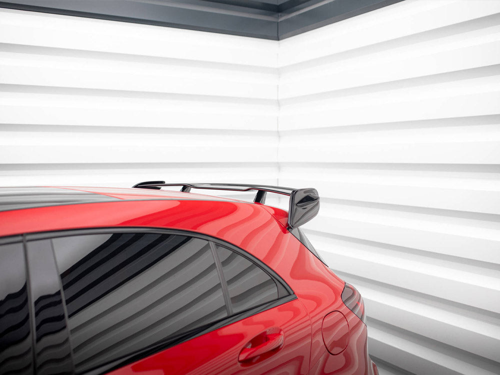 Spoiler Side Extensions compatible with Mercedes A W176 AMG Facelift - Carbon Look