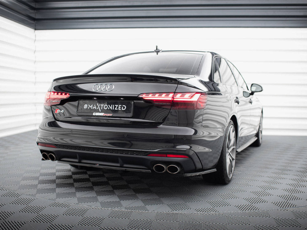 Central Rear Splitter (Vertical Bars) compatible with Audi S4 B9 Facelift