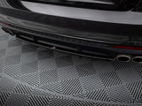 Central Rear Splitter (Vertical Bars) compatible with Audi S4 B9 Facelift