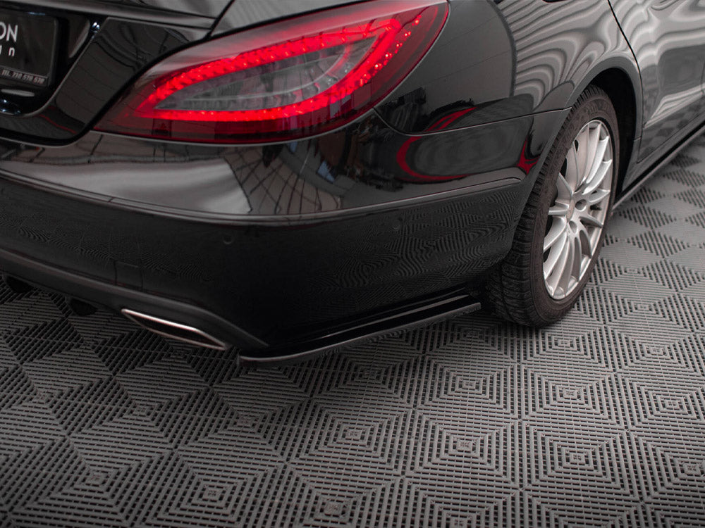 Rear Side Splitters compatible with Mercedes-Benz CLS C218