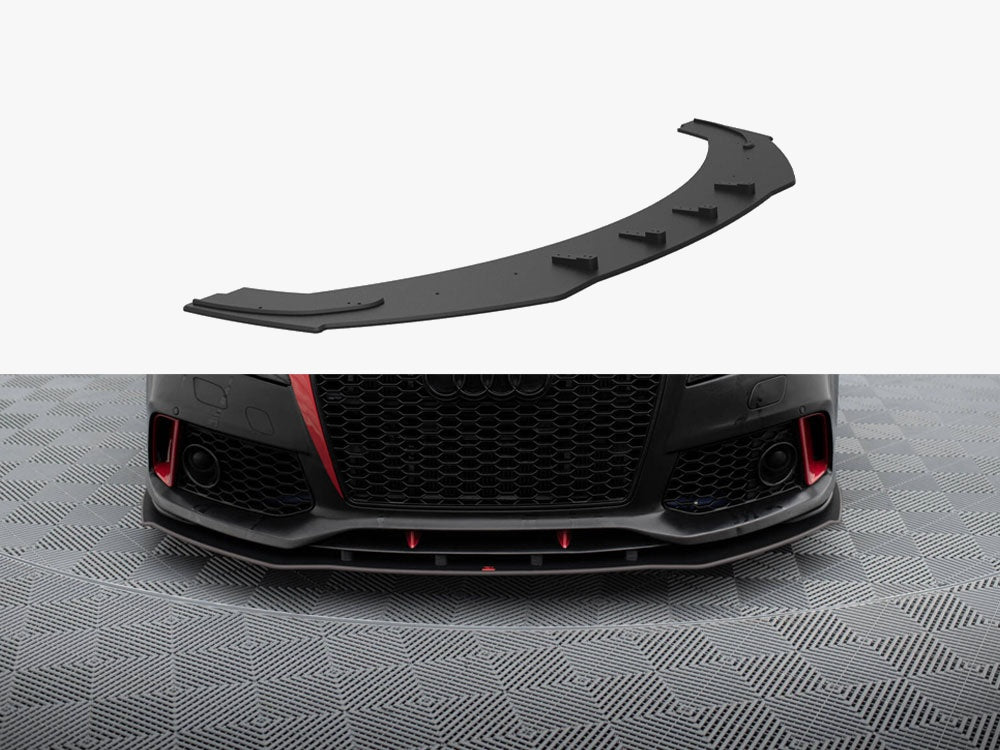 Street PRO Front Splitter compatible with Audi A7 RS 7 Look C7