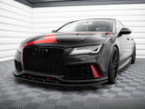 Street PRO Front Splitter compatible with Audi A7 RS 7 Look C7