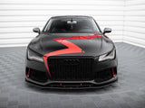 Street PRO Front Splitter compatible with Audi A7 RS 7 Look C7