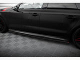 Street PRO Side Skirts Diffusers compatible with Audi A7 RS 7 Look C7