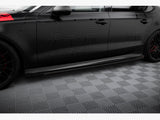 Street PRO Side Skirts Diffusers + Flaps compatible with Audi A7 RS 7 Look C7