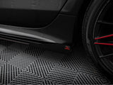Street PRO Side Skirts Diffusers + Flaps compatible with Audi A7 RS 7 Look C7