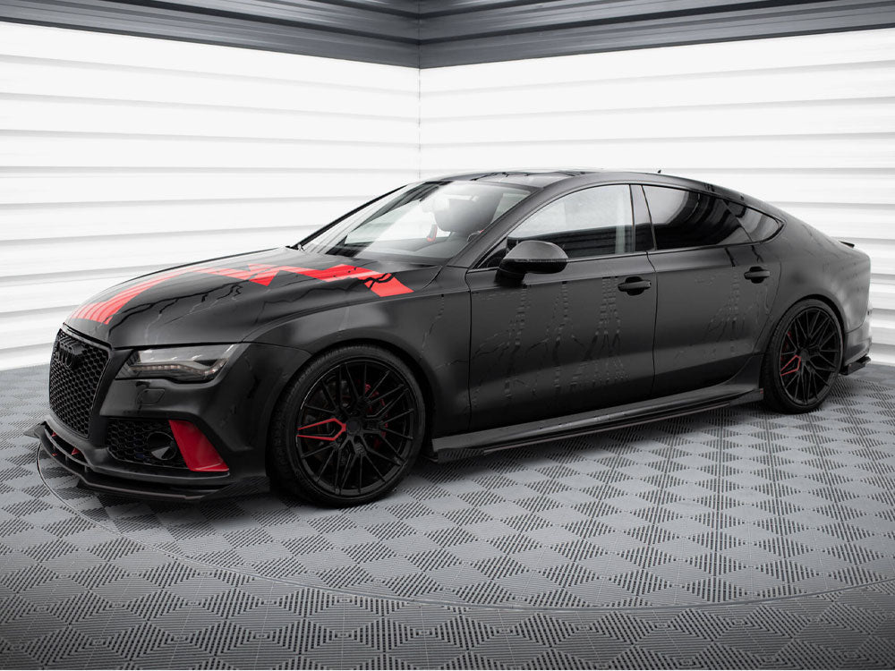 Side Flaps compatible with Audi A7 RS 7 Look C7
