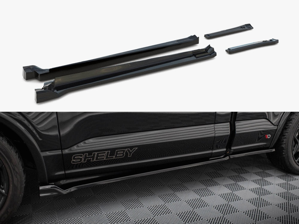 Side Skirts Diffusers compatible with Shelby F150 Super Snake
