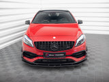 Street PRO Front Splitter compatible with Mercedes-Benz A 45 AMG Aero W176 Facelift