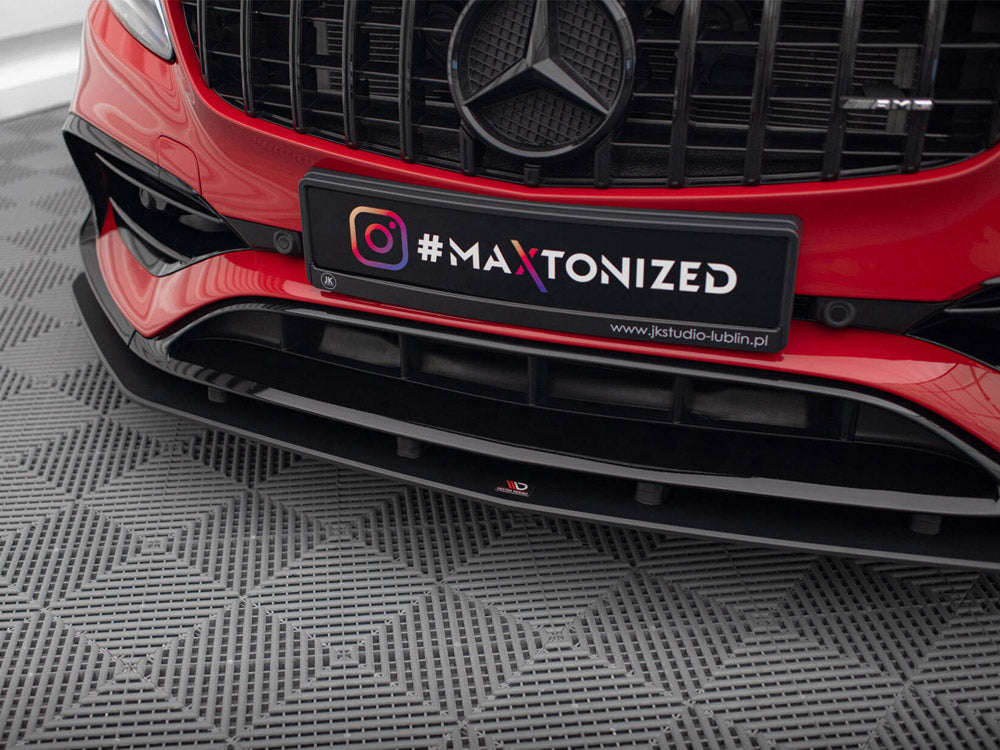 Street PRO Front Splitter compatible with Mercedes-Benz A 45 AMG Aero W176 Facelift