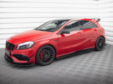 Street PRO Side Skirts Diffusers compatible with Mercedes-Benz A 45 AMG W176 Facelift