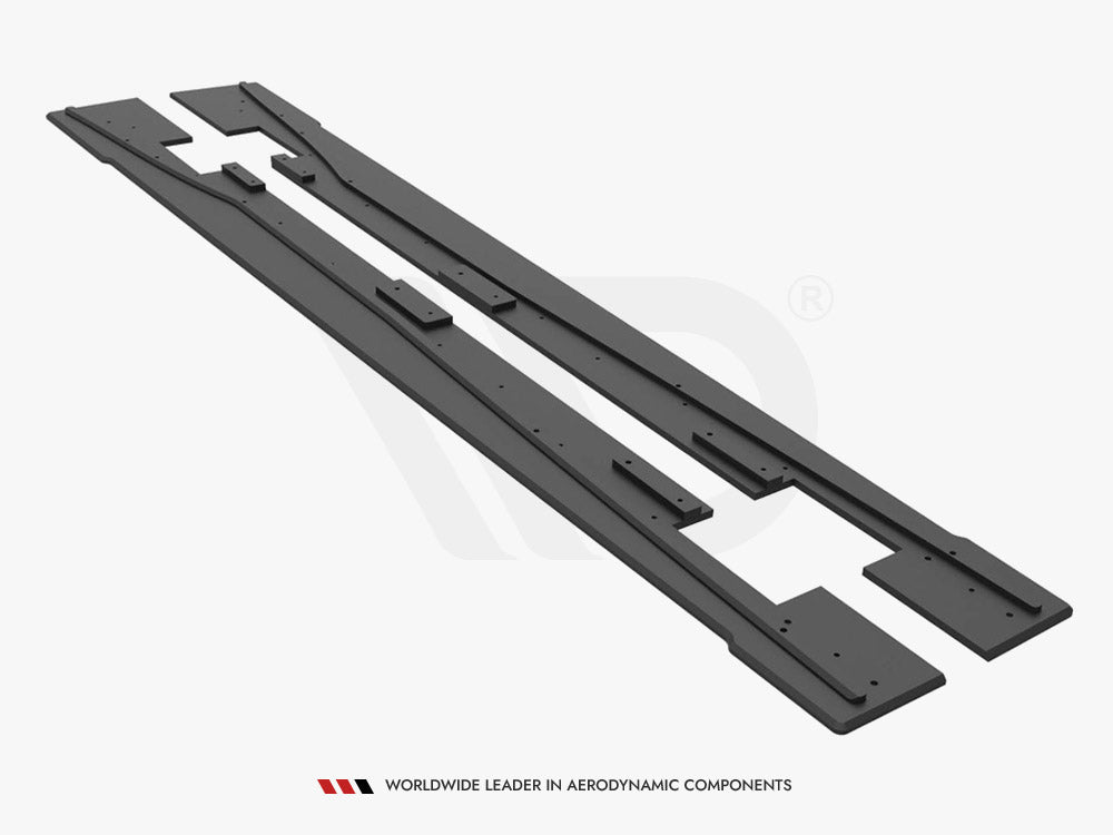 Street PRO Side Skirts Diffusers compatible with Mercedes-Benz A 45 AMG W176 Facelift