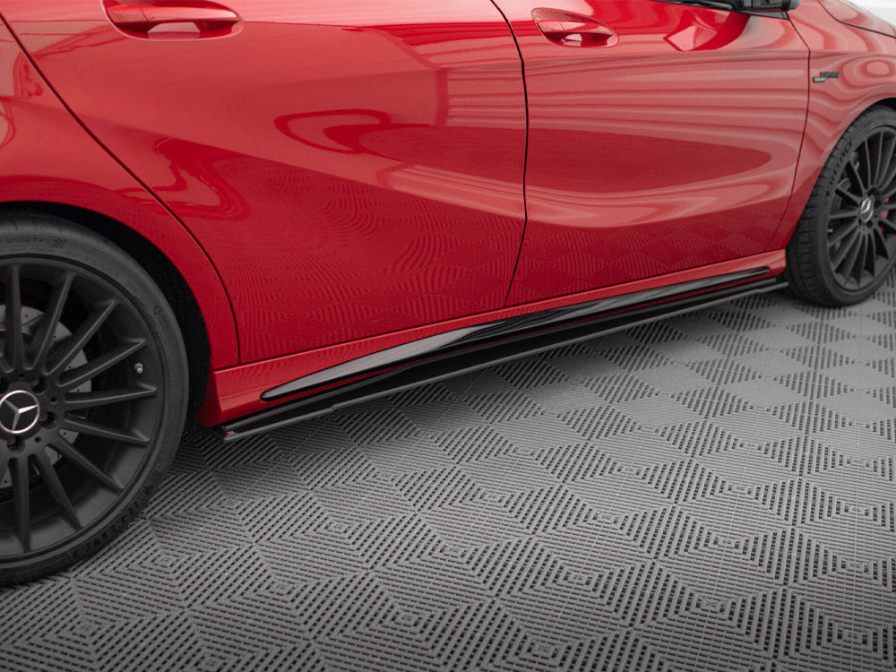 Street PRO Side Skirts Diffusers compatible with Mercedes-Benz A 45 AMG W176 Facelift