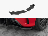 Street Pro Rear Side Splitters + Flaps compatible with Mercedes-Benz A 45 AMG W176 Facelift