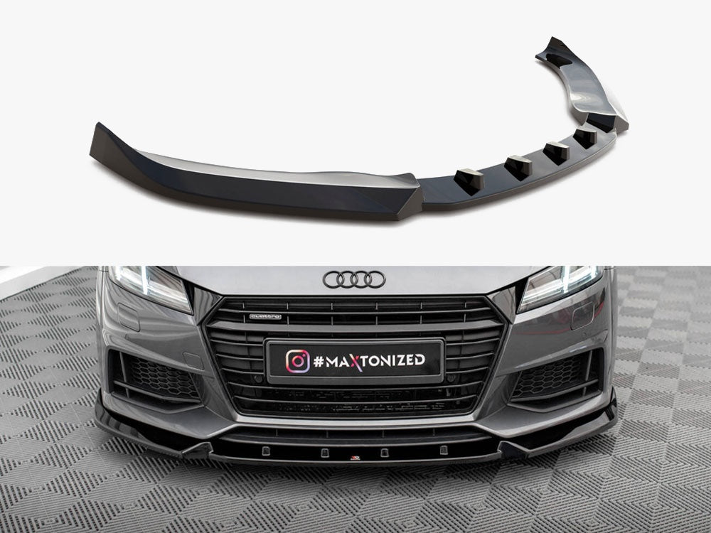 Front Splitter V.2 compatible with Audi TT S / S Line 8S