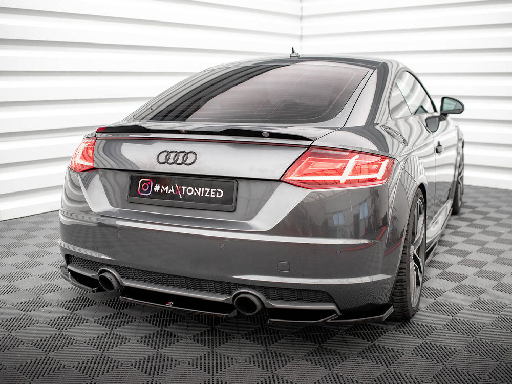 Central Rear Splitter compatible with Audi TT S Line 8S