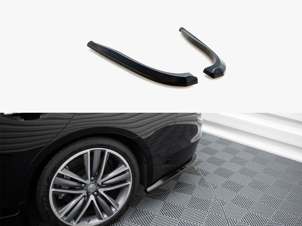 Rear Side Splitters V.2 compatible with INFINITI Q50 S Mk1