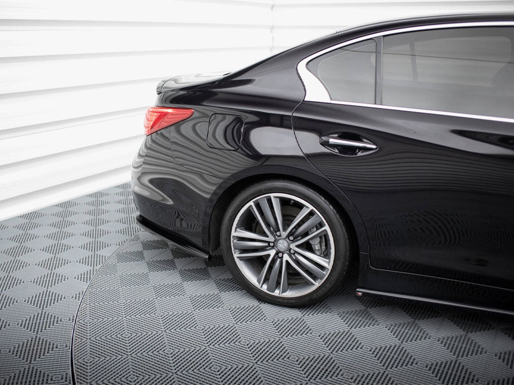Rear Side Splitters V.2 compatible with INFINITI Q50 S Mk1