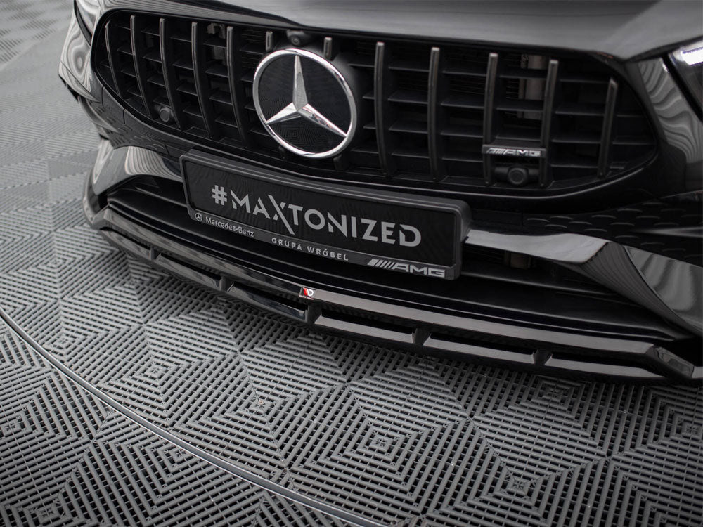 Front Splitter compatible with Mercedes-AMG A35 / A AMG Line W177 Facelift