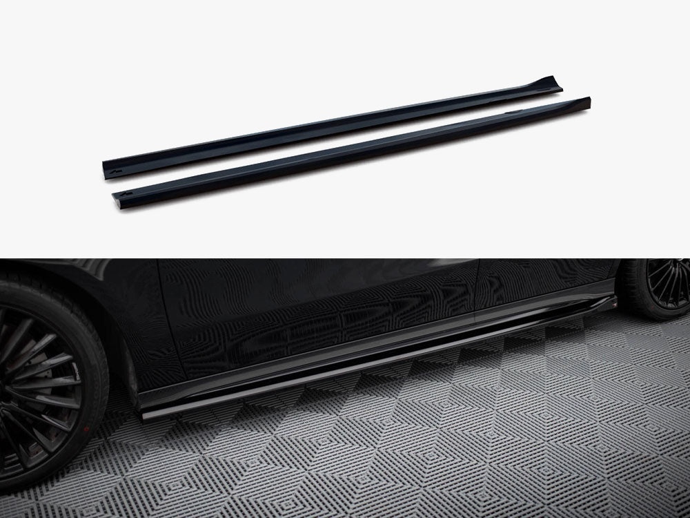 Side Skirt Diffusers compatible with Mercedes-AMG A35 / A AMG Line W177 Facelift