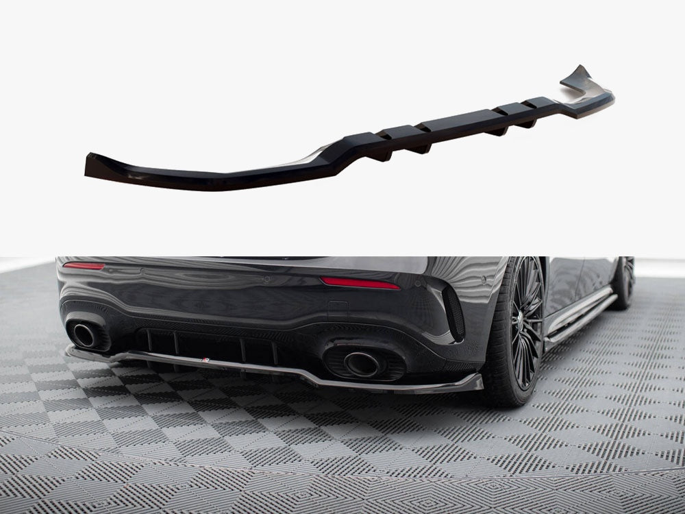 Rear Splitter (Vertical Bars) compatible with Mercedes-AMG A35 Hatchback W177