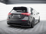 Rear Splitter (Vertical Bars) compatible with Mercedes-AMG A35 Hatchback W177