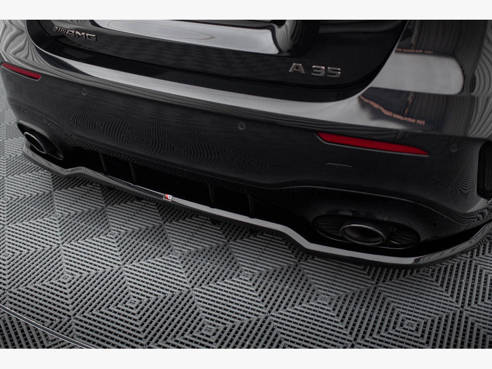 Rear Splitter (Vertical Bars) compatible with Mercedes-AMG A35 Hatchback W177