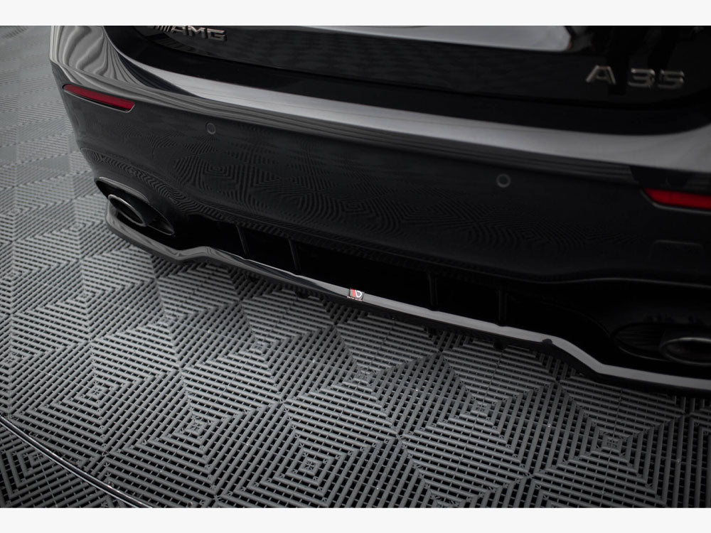 Rear Splitter (Vertical Bars) compatible with Mercedes-AMG A35 Hatchback W177