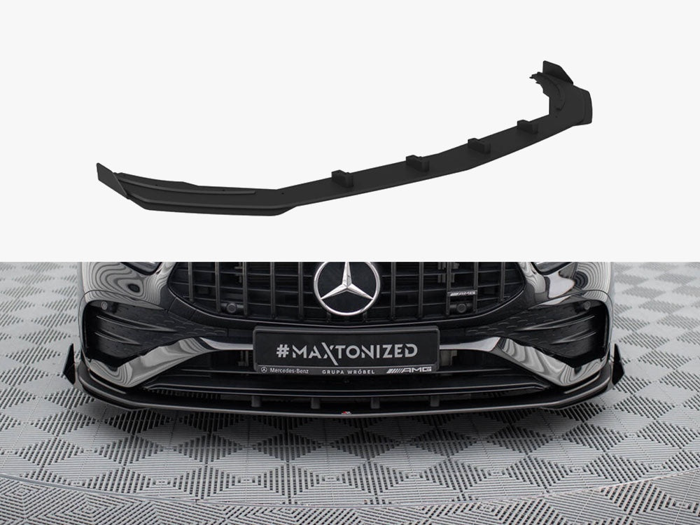 Street PRO Front Splitter + Flaps compatible with Mercedes-AMG A35 W177 Facelift