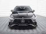 Street PRO Front Splitter + Flaps compatible with Mercedes-AMG A35 W177 Facelift
