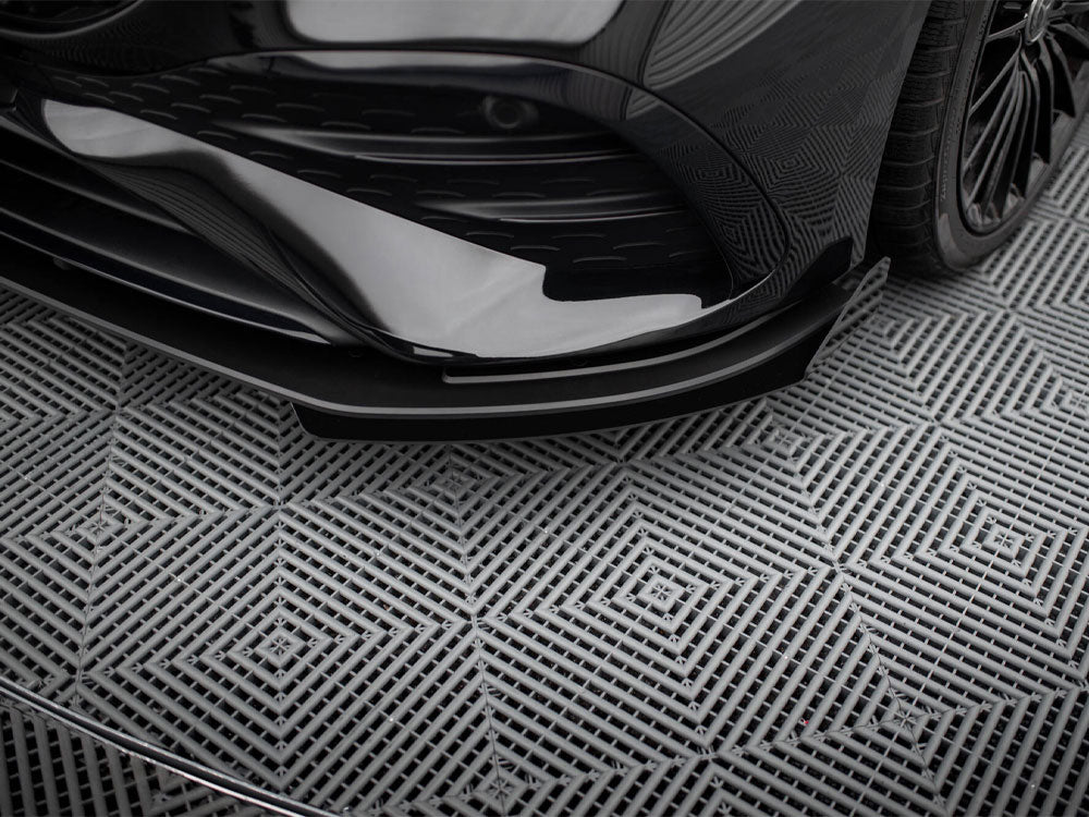 Street PRO Front Splitter + Flaps compatible with Mercedes-AMG A35 W177 Facelift