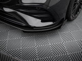 Street PRO Front Splitter + Flaps compatible with Mercedes-AMG A35 W177 Facelift