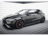Street PRO Side Skirts Diffusers compatible with Mercedes-AMG A35 W177 Facelift