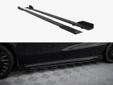Street PRO Side Skirts Diffusers + Flaps compatible with Mercedes-AMG A35 W177 Facelift