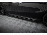 Street PRO Side Skirts Diffusers + Flaps compatible with Mercedes-AMG A35 W177 Facelift