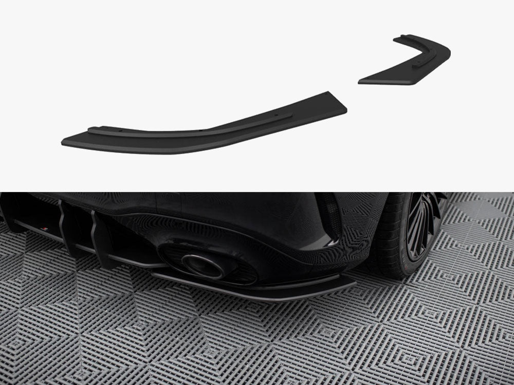 Street Pro Rear Side Splitters compatible with Mercedes-AMG A35 Hatchback W177