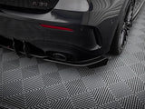 Street Pro Rear Side Splitters + Flaps compatible with Mercedes-AMG A35 Hatchback W177
