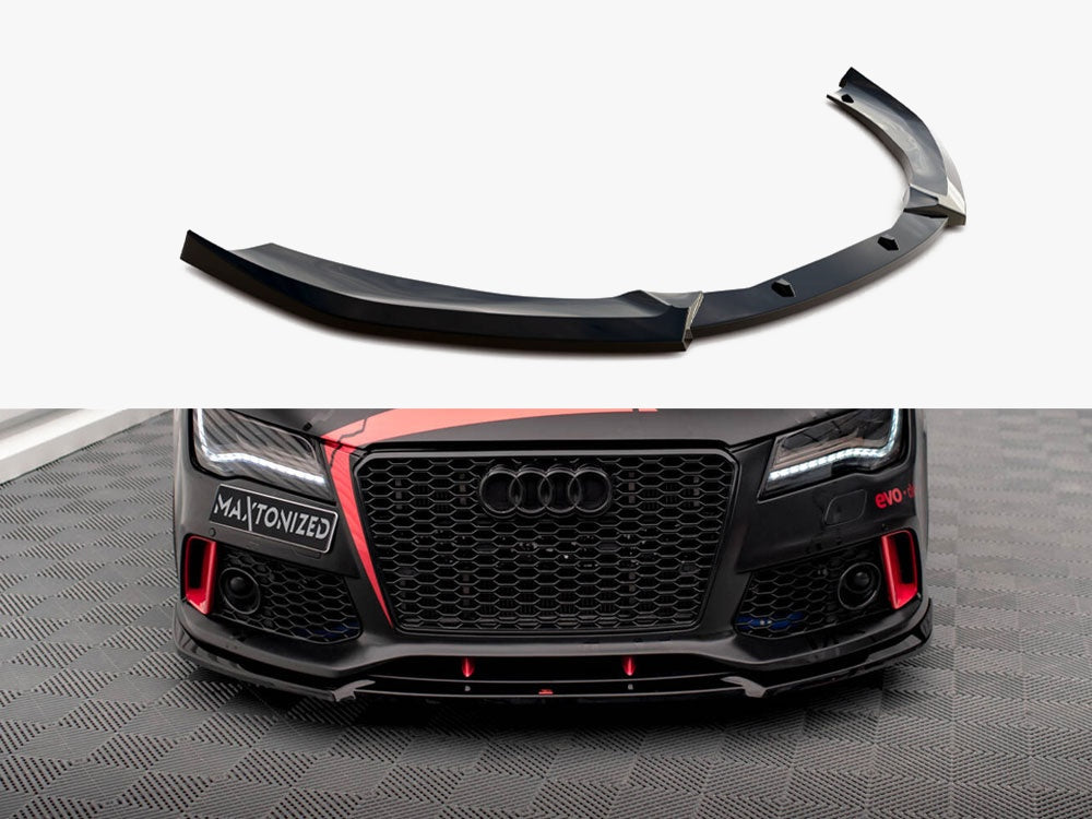 Front Splitter compatible with Audi A7 RS 7 Look C7