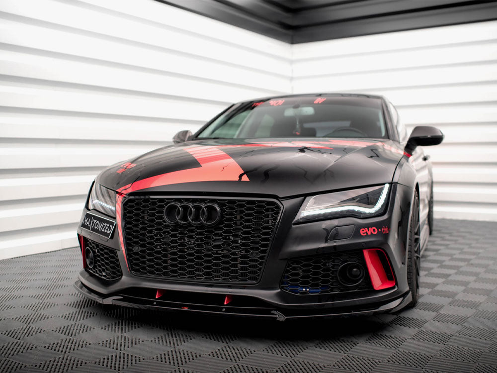 Front Splitter compatible with Audi A7 RS 7 Look C7