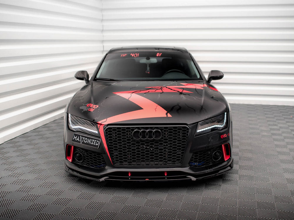 Front Splitter compatible with Audi A7 RS 7 Look C7