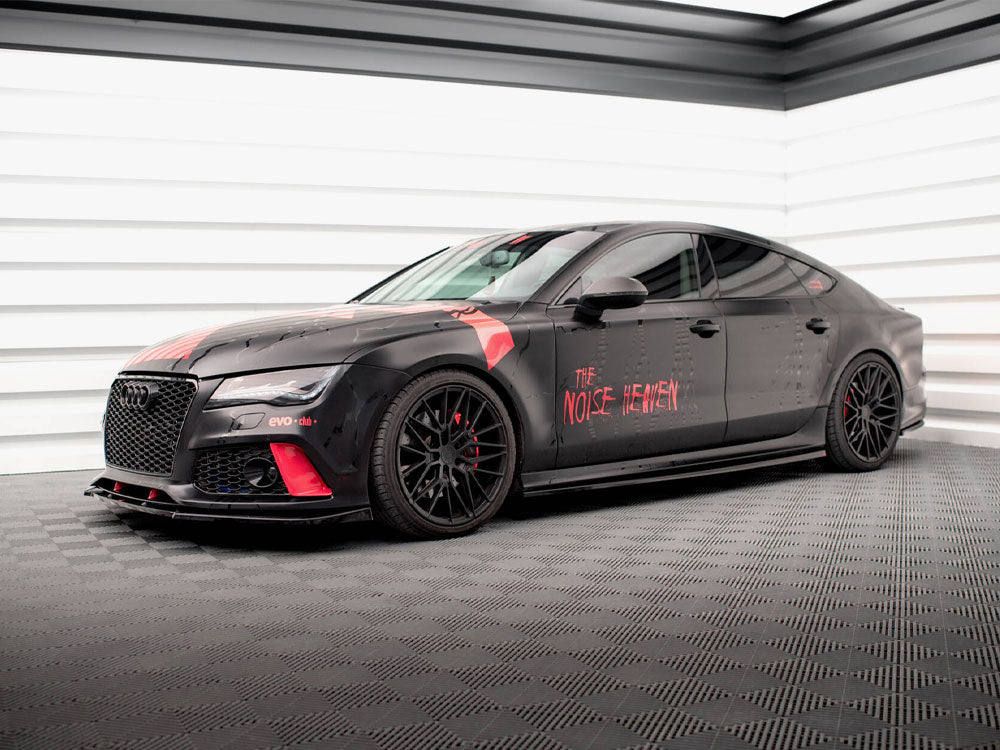 Side Skirts Diffusers compatible with Audi A7 RS 7 Look C7