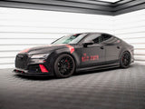 Side Skirts Diffusers compatible with Audi A7 RS 7 Look C7