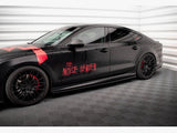 Side Skirts Diffusers compatible with Audi A7 RS 7 Look C7