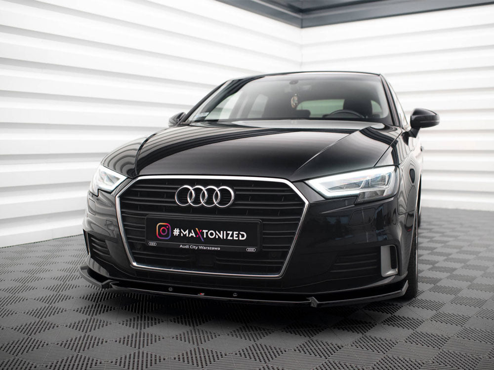 Front Splitter V.1 compatible with Audi A3 Sportback 8V Facelift